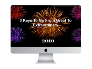 3 keys for Extraordinary 2019 screen