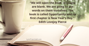Edit Lovejoy Pierce quote about new year's