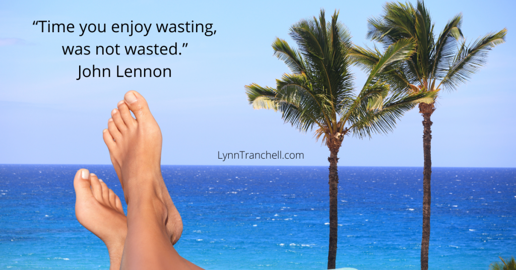 John Lennon quote about wasting time.